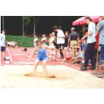 Rottershausen 2000: Stefanie Klein beim Weitsprung