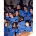 Weihnachtsfeier 2000: Schlmpfe am Jahn
