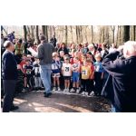 Kreiswaldlaufmeisterschaften 2001: Startaufstellung der Schler M6 - M9
