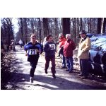 Kreis-Waldlaufmeisterschaften 2002: Bahar Bosnak und Jaqueline Perez-Menjivar