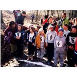 Kreis-Waldlaufmeisterschaften 2002: Start der Schlerinnen W10 und W11.