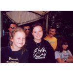 Kreis-Waldlaufmeisterschaften 2002: Roman, Carina, Sebastian, Stefanie, Bruno und Lara