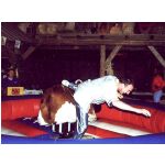 Camping 2002 - Freizeitpark Forellenhof Plohn: Tobias Klein macht nen Abflug