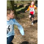 Kreis-Waldlaufmeisterschaften 2003: Denise Pinick (vorne)